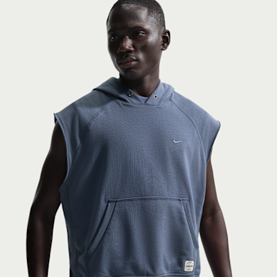 Nike N.A.C. Men's Dri-FIT Fleece Sleeveless Training Hoodie. Nike FI